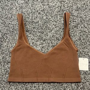🌸4/$20🌸Free People Intimately Chocolate Bralette Size M/L NWT